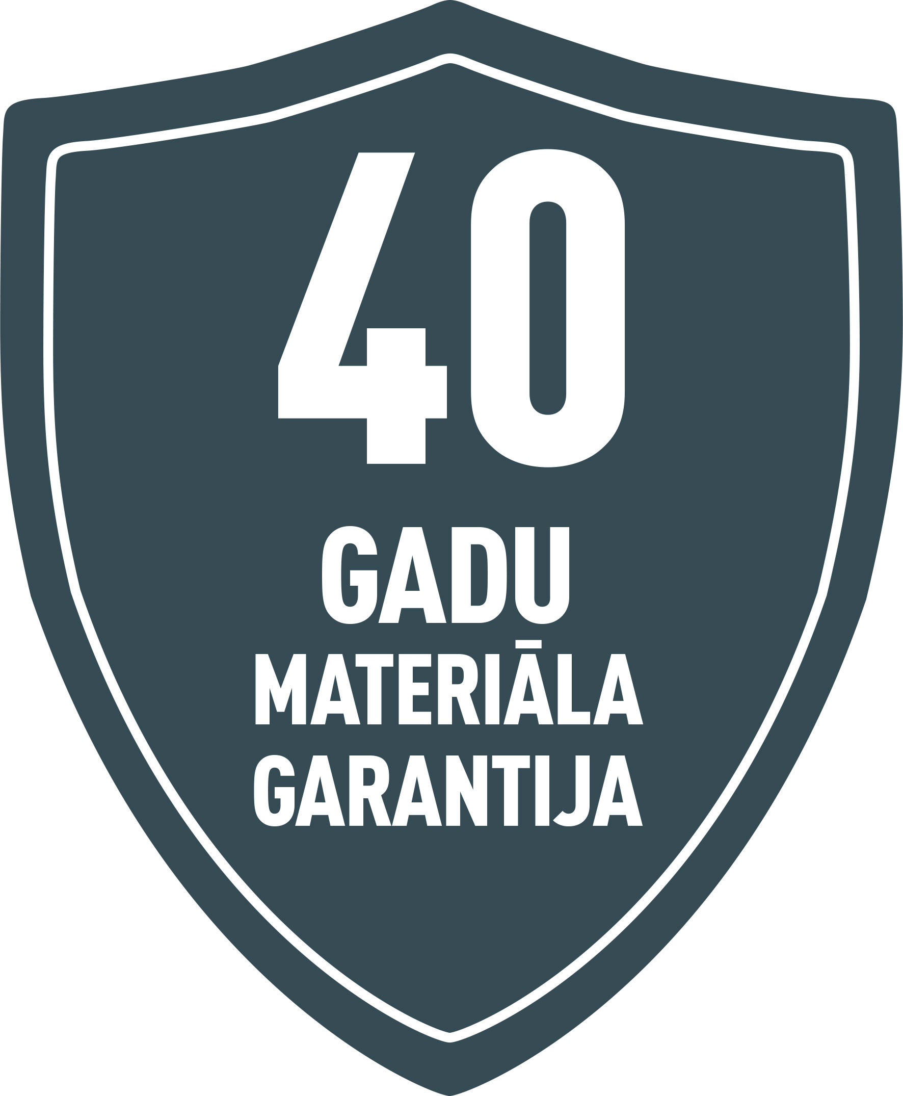 PREFA 40 gadu alumīnija materiāla garantija. Alumīnija jumta garantija.